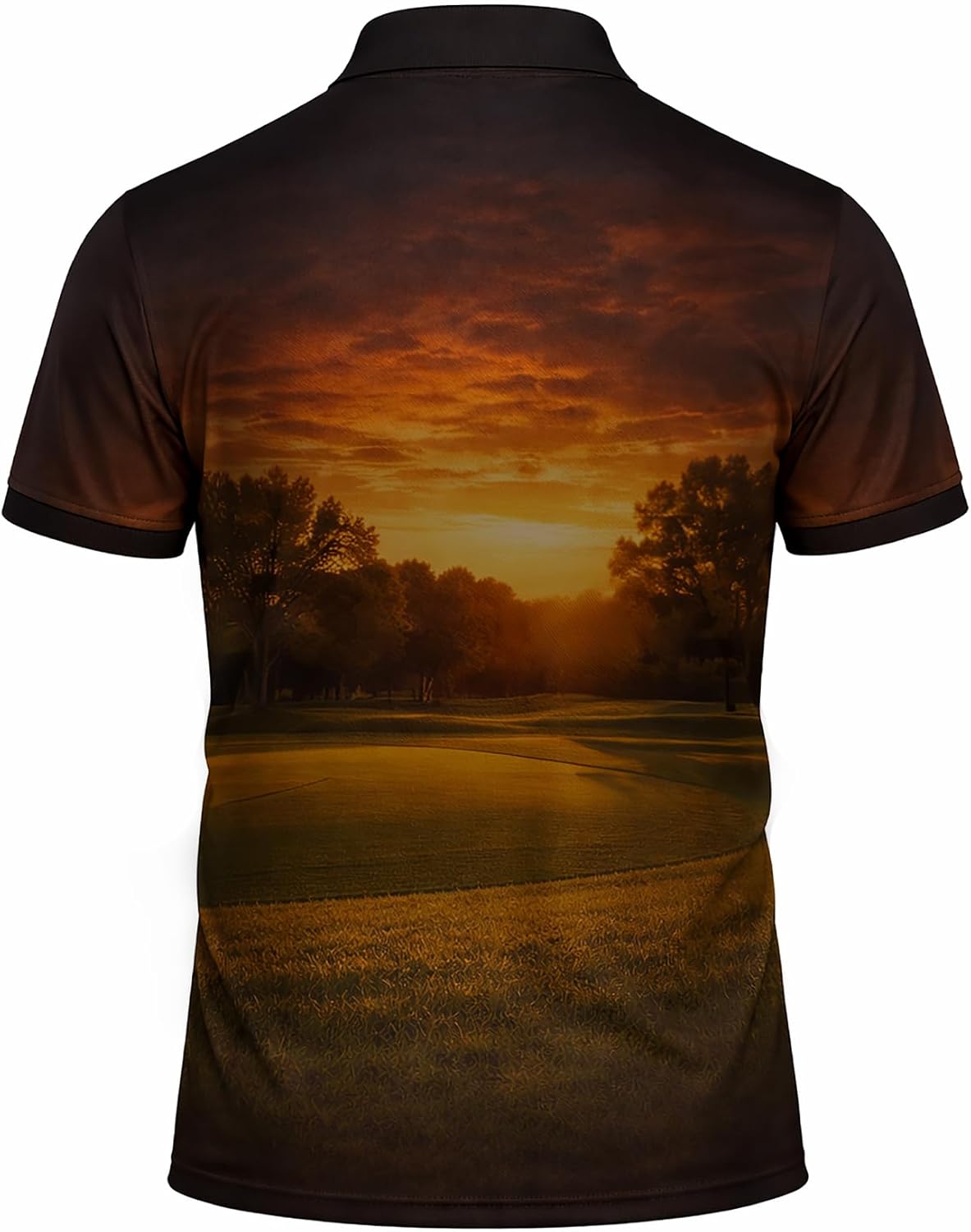 Funny Golf Bourbon Polo Shirt I Like Golf and Bourbon Performance Golf Polo Shirt Men Women Black