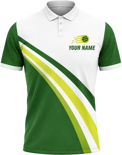 Funny Pickleball Polo Shirt Never Underestimate an Old Man with a Pickleball Paddle Personalized Name Performance Shirt Black