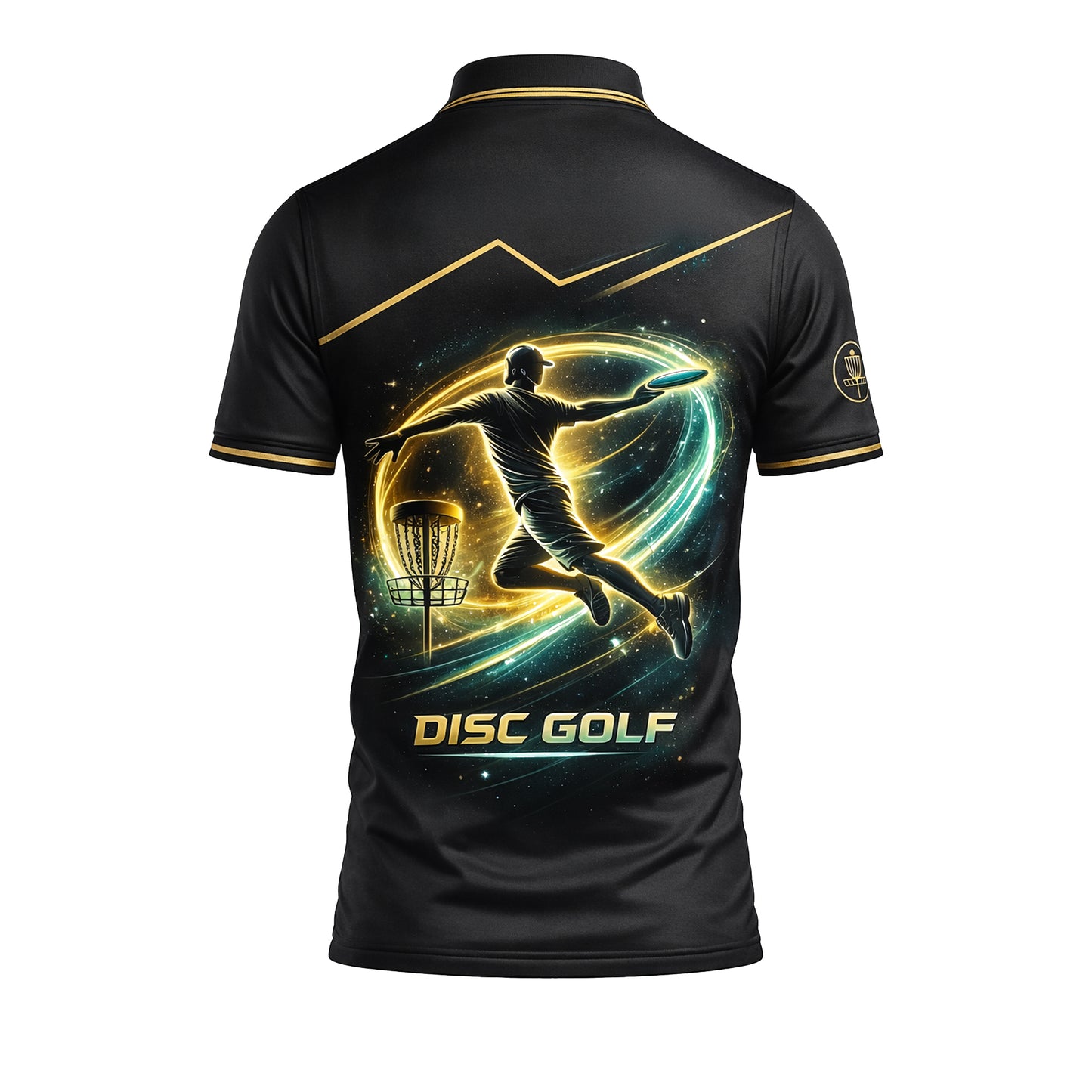 Personalized Disc Golf Polo Shirt Custom Name Performance Disc Golf Jersey