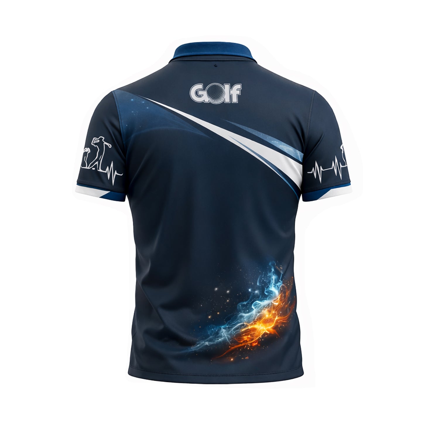 Personalized Golf Polo Shirt Custom Name Golfworld Performance Sports Shirt Breathable Athletic Tee