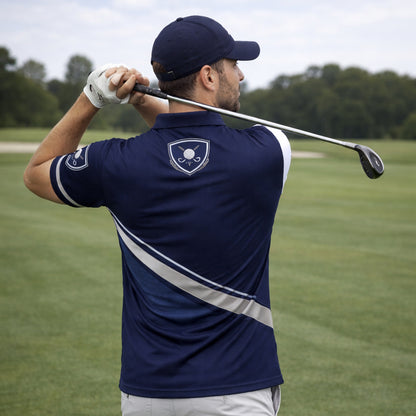 Golf Club Polo Shirt Men Women 3D Golfer Swing Performance All Over Print Sport Shirt