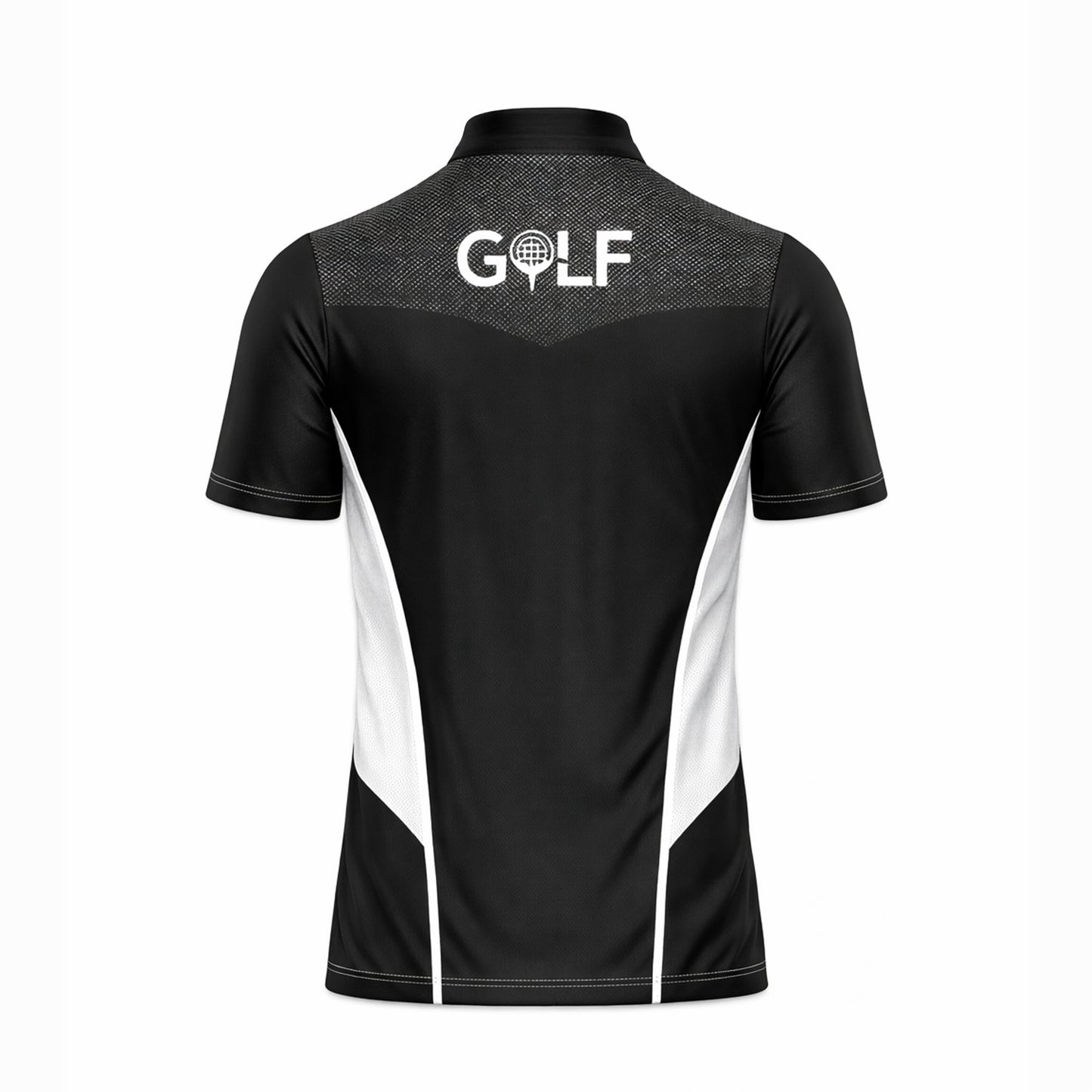 Funny Golf Polo Shirt Cartoon Golf Ball Grandpa Personalized Name Cute Golfer Performance Polo Men Women