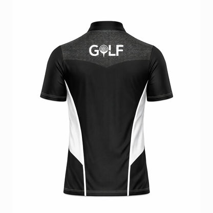 Funny Golf Polo Shirt Cartoon Golf Ball Grandpa Personalized Name Cute Golfer Performance Polo Men Women