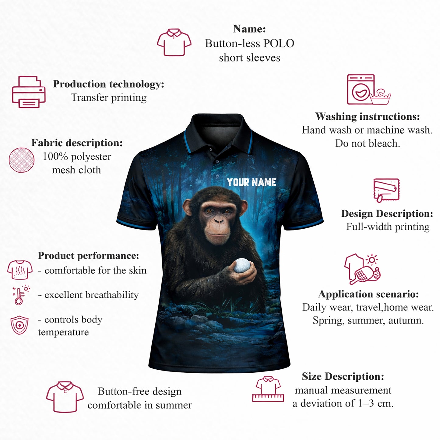 Funny Golf Polo Shirt Bigfoot Golfer Not All Who Wander Are Lost Custom Name Performance Polo