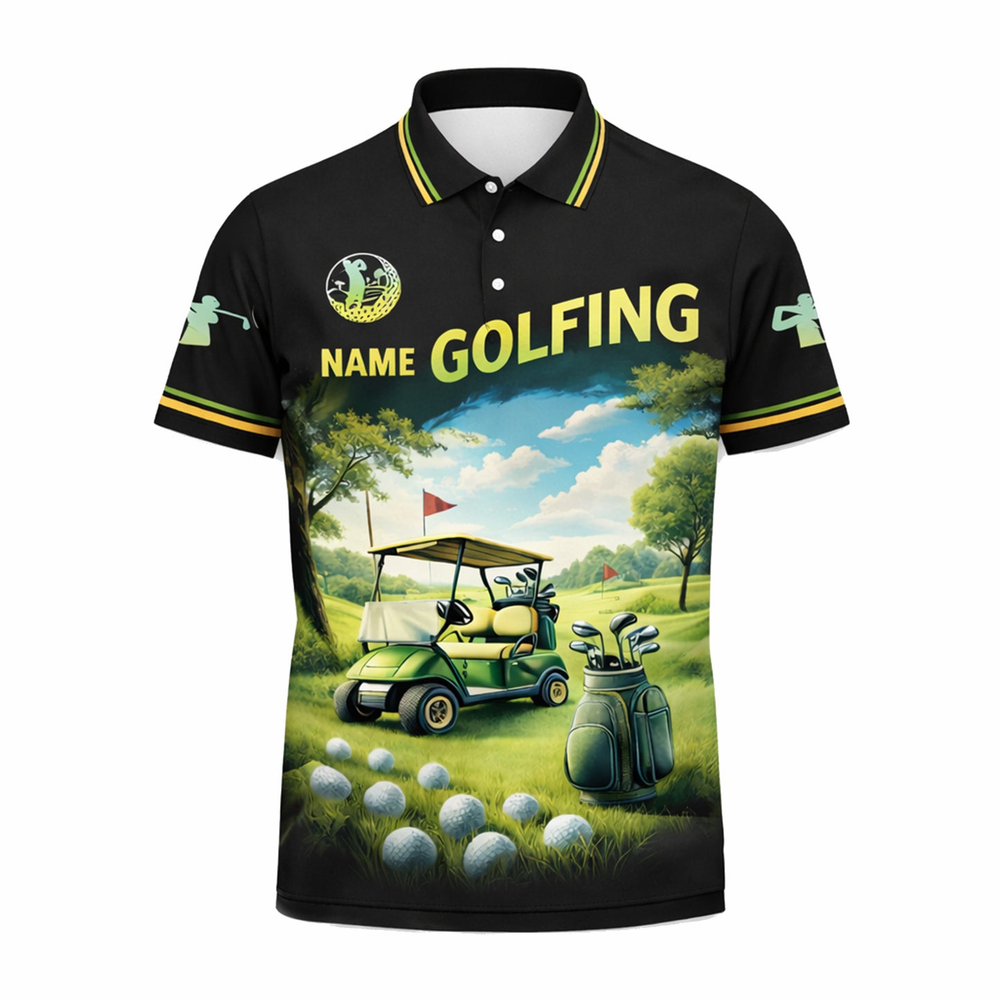 Funny Golf Polo Shirt Custom Name Golfer Shirt The Older I Get Golfing Humor Shirt Men Golf Gift