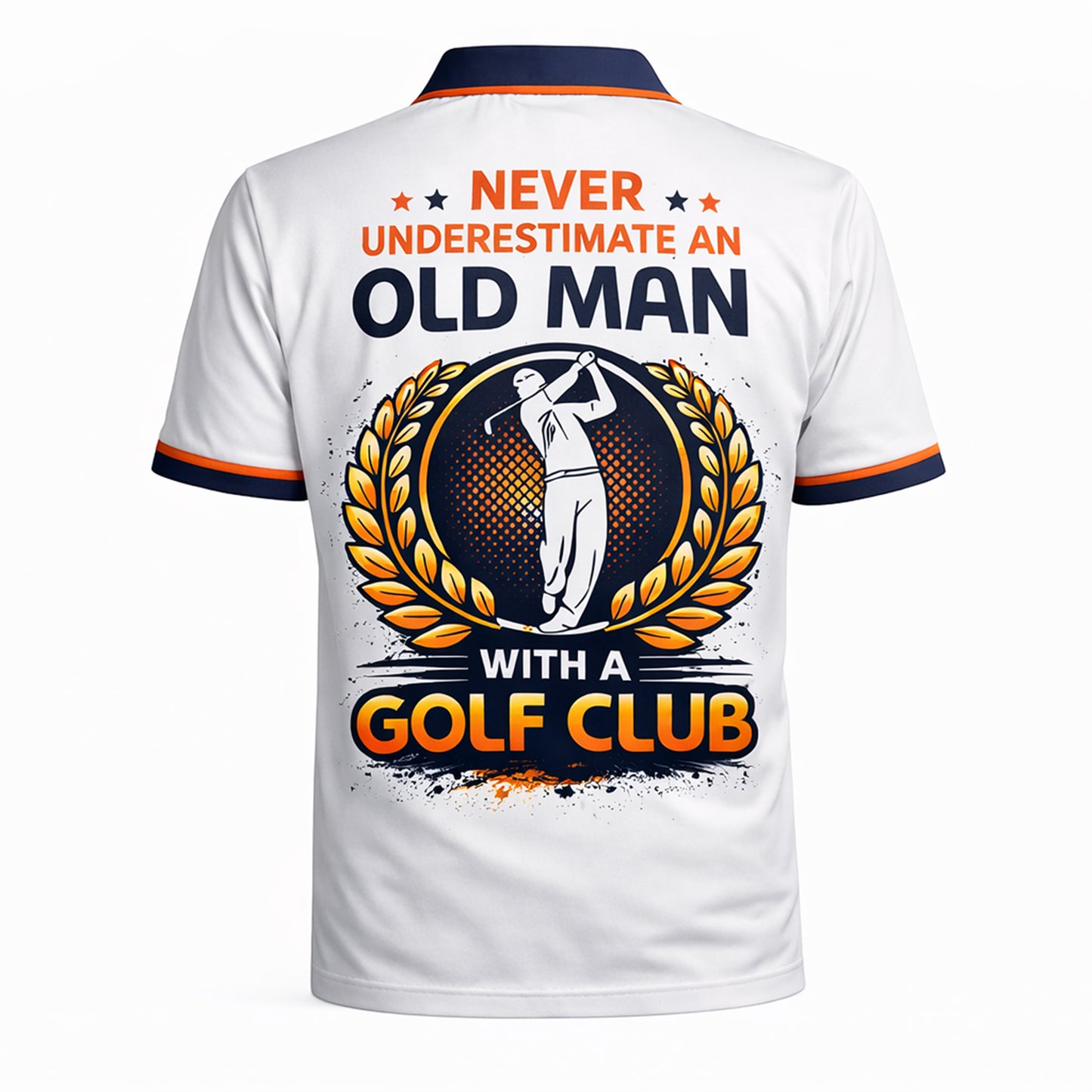 Personalized Golf Polo Shirt Funny Golf Saying I Hate Golf Nice Shot I Love Golf Custom Name Breathable Performance Tee