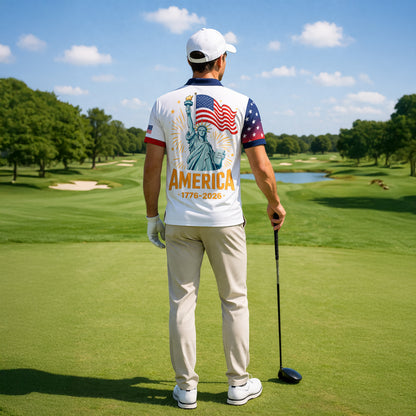 Funny Golf Polo Shirt Custom Name I Hate Golf Nice Shot I Love Golf Performance Shirt Men