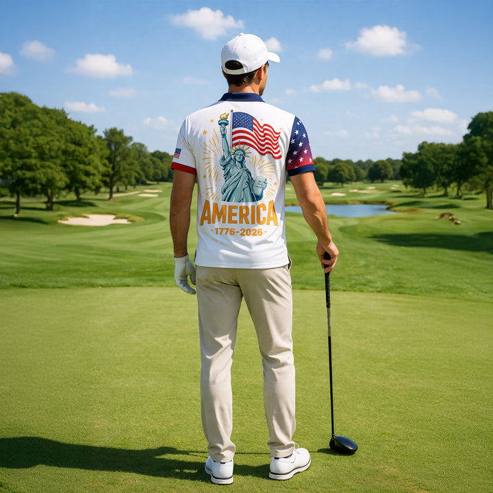 Funny Golf Polo Shirt Custom Name I Hate Golf Nice Shot I Love Golf Performance Shirt Men