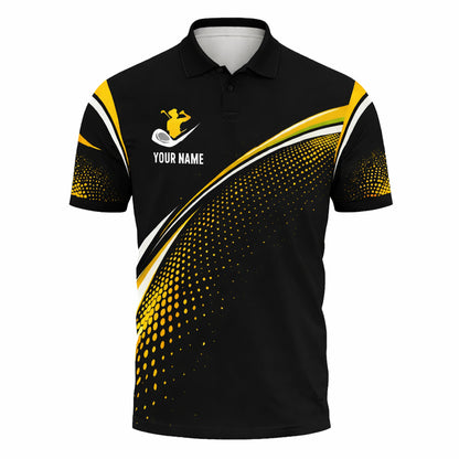 Funny Golf Polo Shirt Custom Name Dear Liver Today Will Be A Rough One Performance Shirt Men