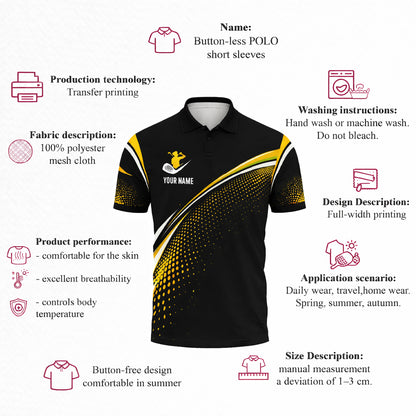 Funny Golf Polo Shirt Custom Name Dear Liver Today Will Be A Rough One Performance Shirt Men