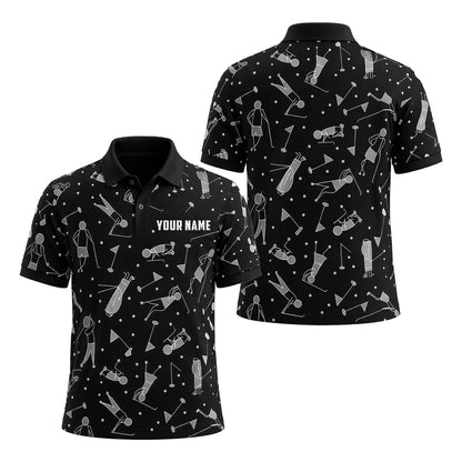 Men's Golf Polo Shirt Personalized Name