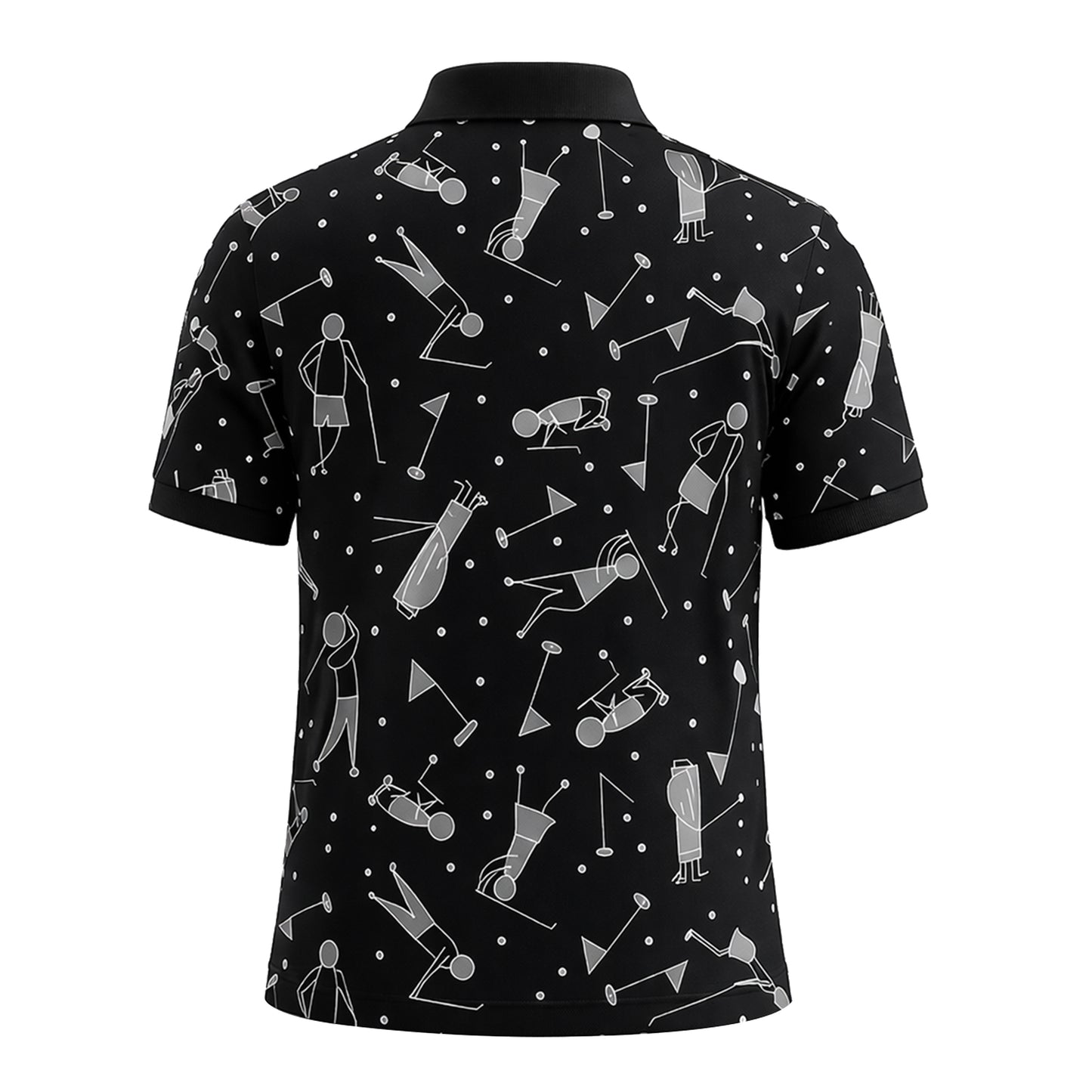 Men's Golf Polo Shirt Personalized Name