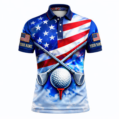 Personalized Golf Polo Shirt Men