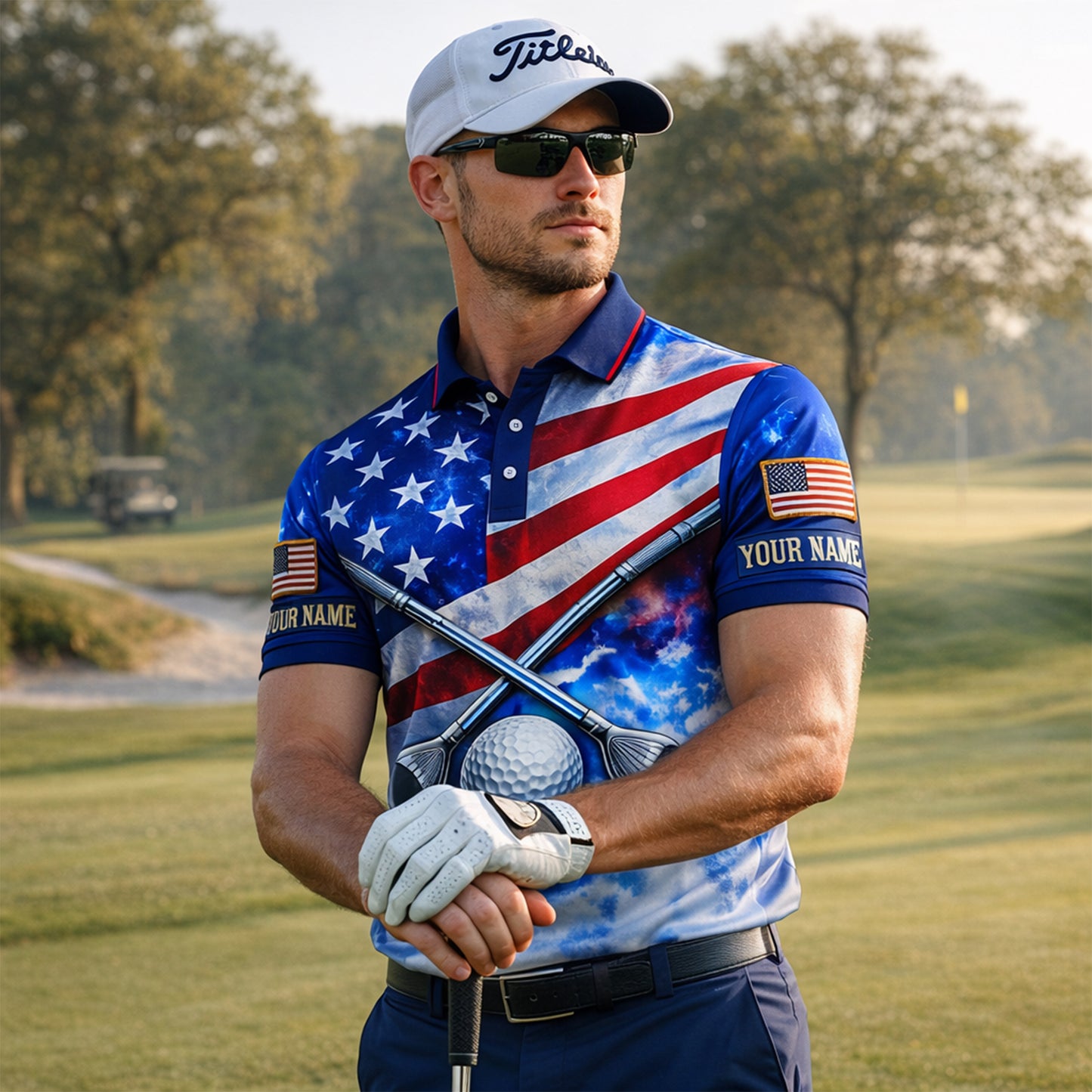 Personalized Golf Polo Shirt Men