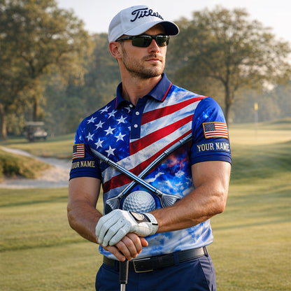 Personalized Golf Polo Shirt Men
