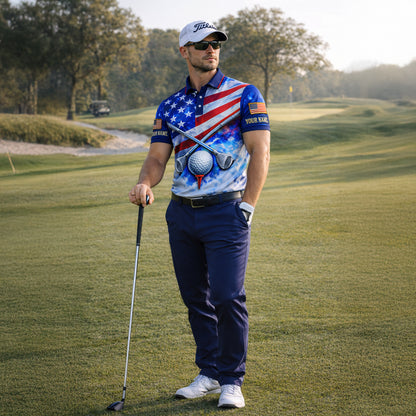 Personalized Golf Polo Shirt Men