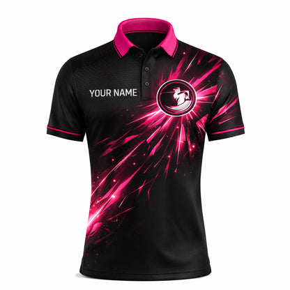 Men's Personalized Horse Racing Polo Shirt
