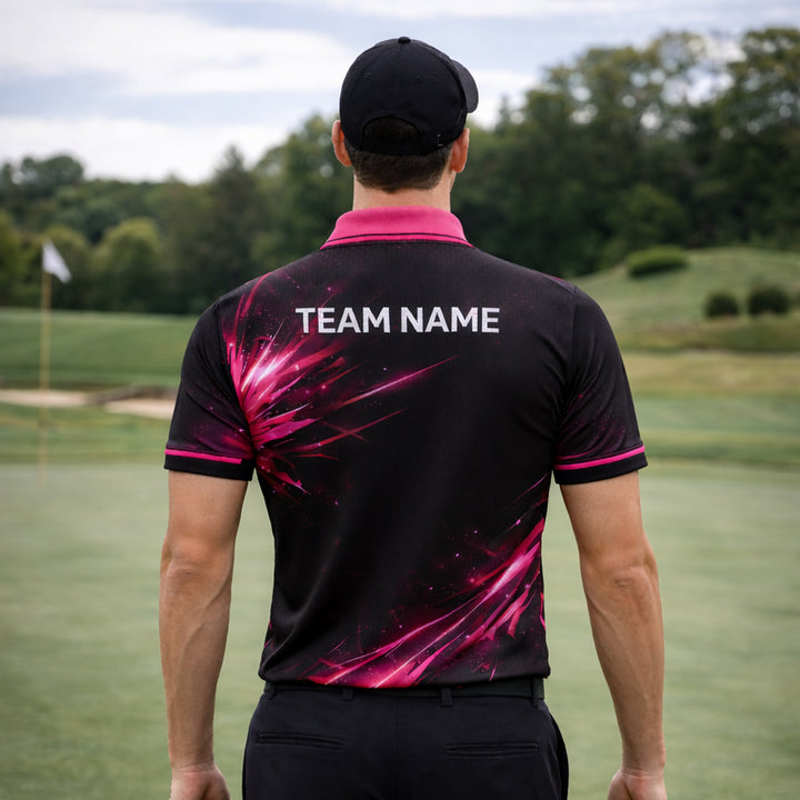 Men's Personalized Horse Racing Polo Shirt