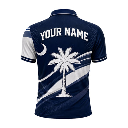 South Carolina Palmetto Moon Golf Polo Shirt Men