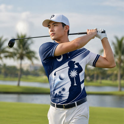 South Carolina Palmetto Moon Golf Polo Shirt Men