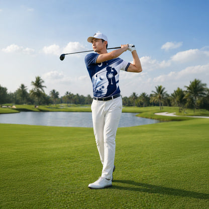 South Carolina Palmetto Moon Golf Polo Shirt Men