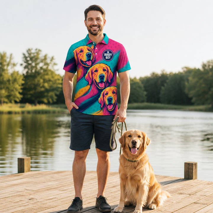 Neon Retriever AOP Polo – Custom Name Patch - Personalized Polo shirt - All over printed a18c0b59-3b28-4ce7-9909-0fc9b66f298d.jpg
