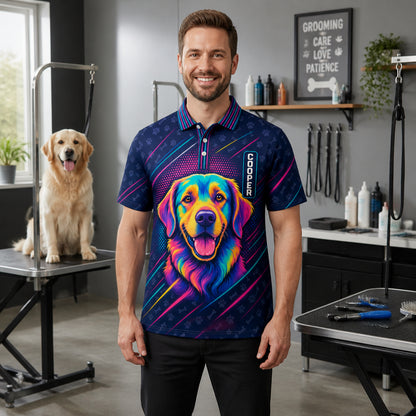 Neon Pop-Art Dogs Custom Name AOP Polo - Personalized Polo shirt - All over printed a51bc0f2-dadc-486c-af59-2624c7821597.jpg