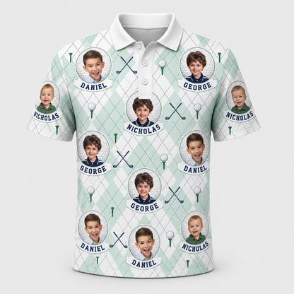 Custom Kids Faces & Names - Personalized Polo shirt - All over printed a74e43df-5b5a-4546-b219-9d6890eeeb88.png