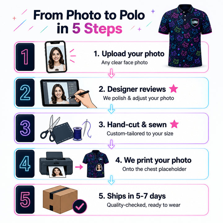 Neon Cat Pattern Polo – Personalized Name - Personalized Polo shirt - All over printed aa9331cb-ad80-4af0-add2-a08c31884435.jpg