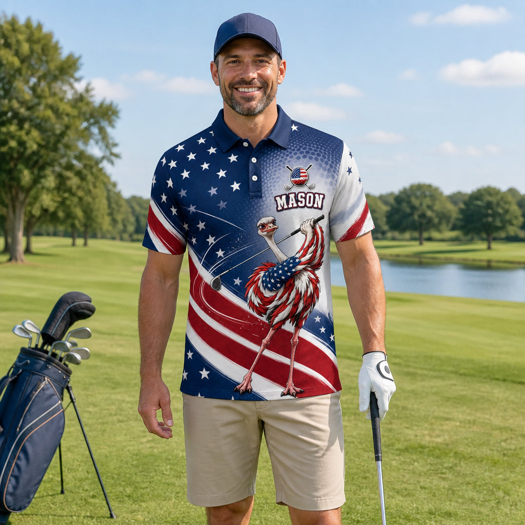 Patriotic Ostrich Golfer Name AOP Polo - Personalized Polo shirt - All over printed ac3cbe32-62db-479d-a0cd-76d270b3a325.jpg