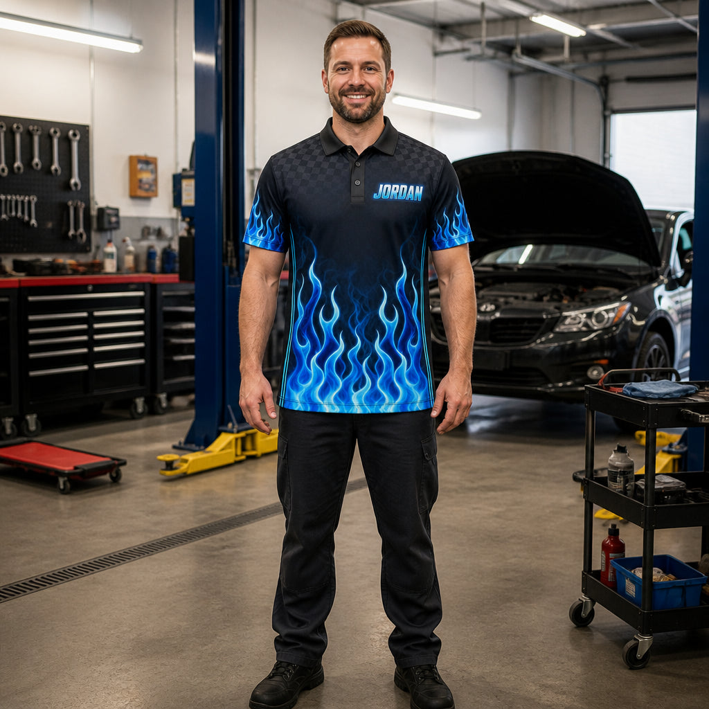 Personalized Blue Flame AOP Polo - Personalized Polo shirt - All over printed ae4fff3c-5a42-4fdd-91d1-69a3f20d8a13.jpg