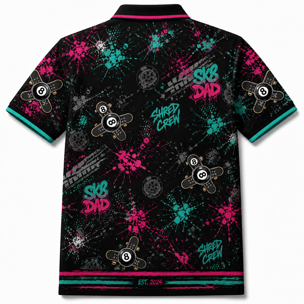 Skater Dad Polo - Back view