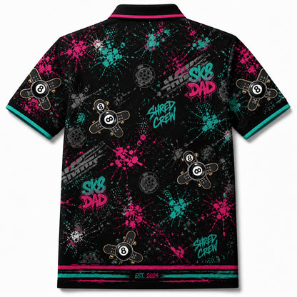 Skater Dad Polo - Back view