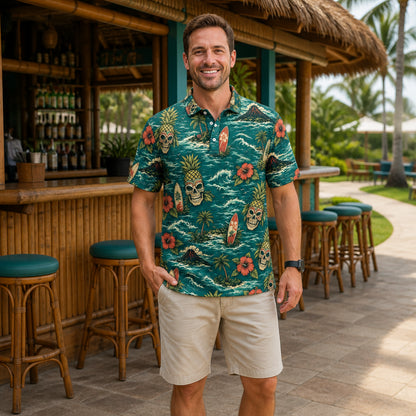 Personalized Tiki Skull Tropical AOP Polo - Personalized Polo shirt - All over printed b0112a73-d278-498e-a682-313a6a4af657.jpg