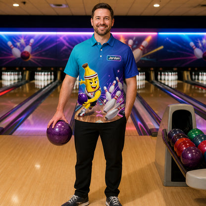 Going Bananas for Bowling - Personalized Polo shirt - All over printed b58c0c82-5085-422e-b725-5e5235820cdb.jpg