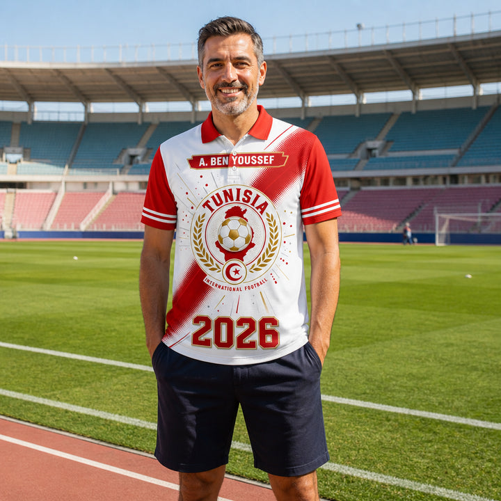 TUNISIA — INTERNATIONAL FOOTBALL — 2026 - Personalized Polo shirt - All over printed b90d4def-d6d1-4ccf-91cd-aaa7e2aa33c3.jpg