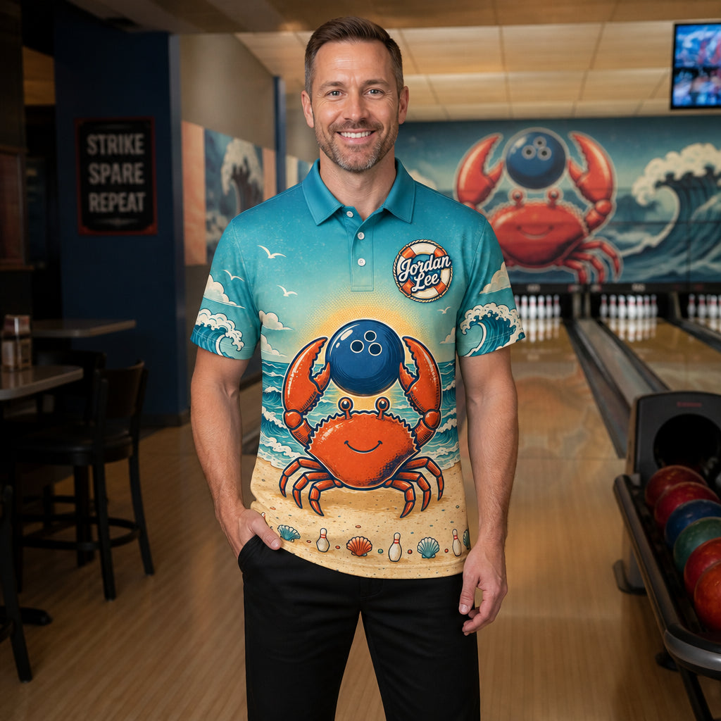 Shell Yeah, I Bowl - Personalized Polo shirt - All over printed ba0f1b6f-251c-43e4-8f95-0386d2d4a52b.jpg