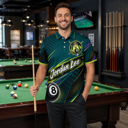 Avocado 8-Ball Club - Personalized Polo shirt - All over printed c563698a-1b8c-4c0e-b068-3612d0fe024e.jpg