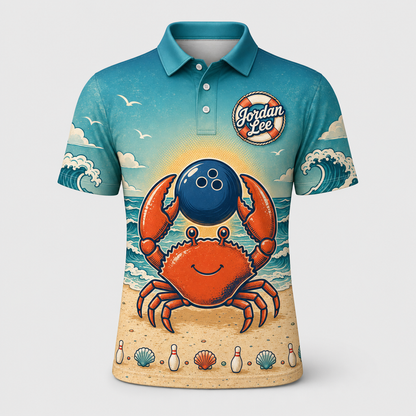 Shell Yeah, I Bowl - Personalized Polo shirt - All over printed c5694835-86c5-42c8-acd1-f24b9209086f.png