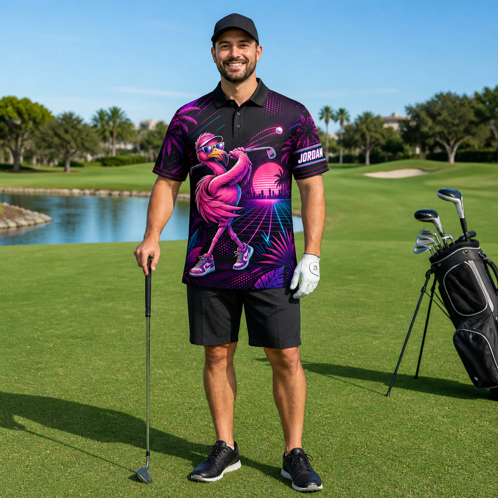 Neon Flamingo Golfer AOP Polo (Custom Name) - Personalized Polo shirt - All over printed cb19c5d6-8384-4b32-b76d-98e3173baeea.jpg