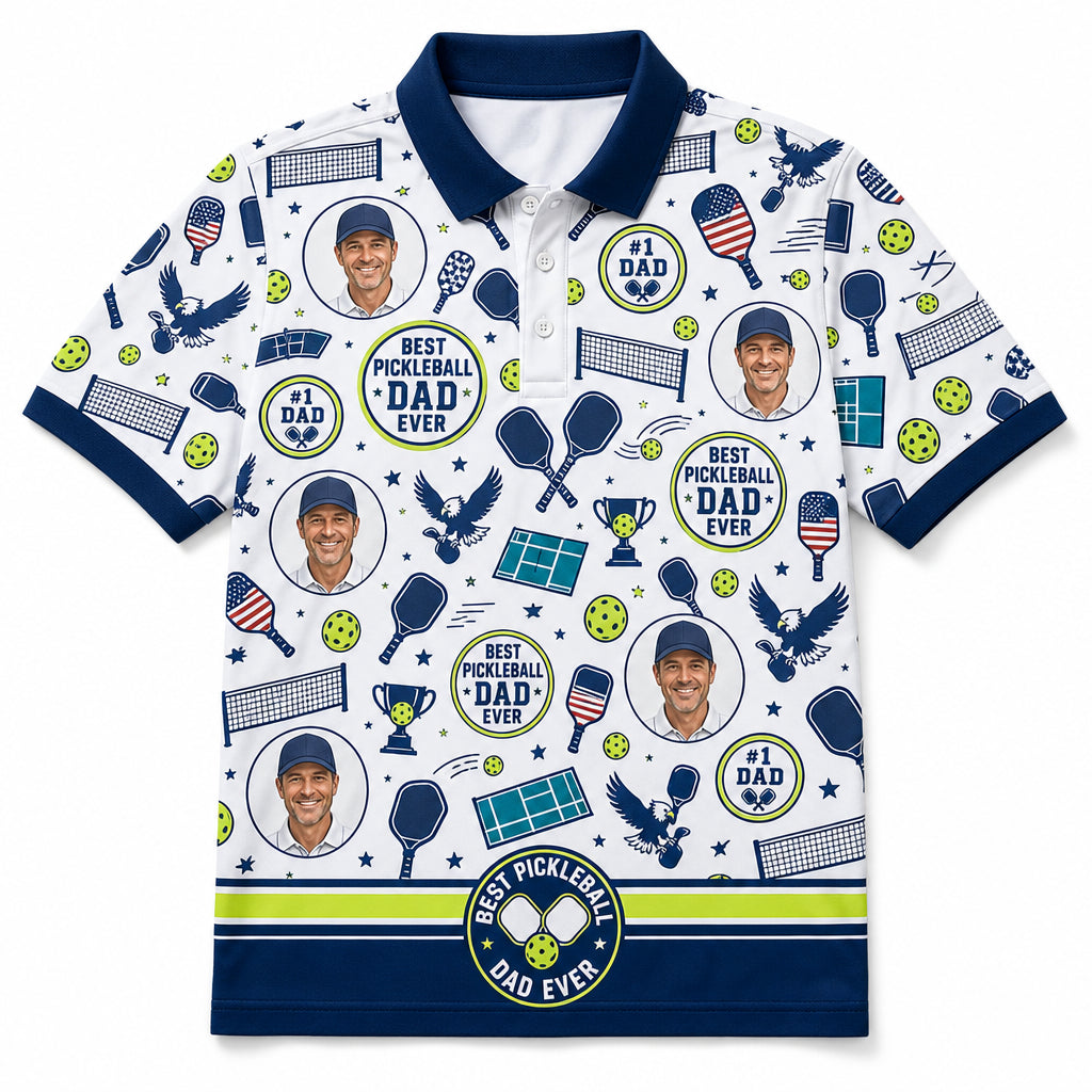 Pickleball Dad AOP Polo - Hero