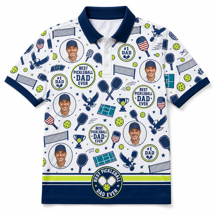Pickleball Dad AOP Polo - Hero