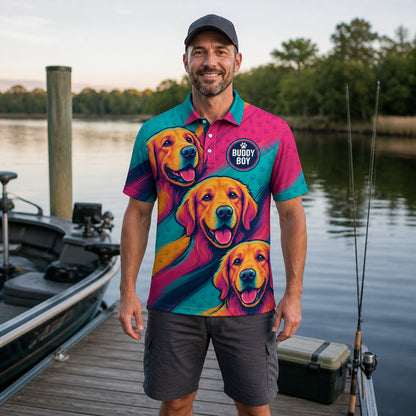 Neon Retriever AOP Polo – Custom Name Patch - Personalized Polo shirt - All over printed d48fae62-fe2d-4b99-8860-55aa859a9634.jpg