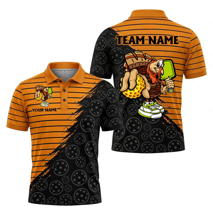 Thanksgiving Pickleball Polo shirt