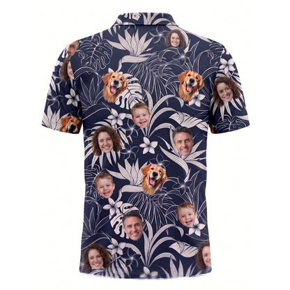 Custom Face Shirt Personalized Polo