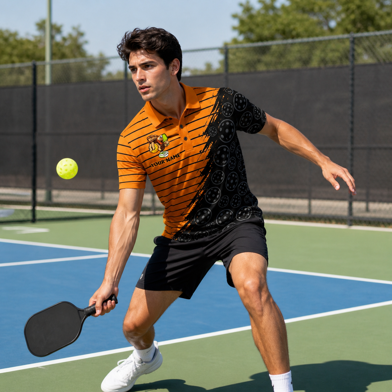 Thanksgiving Pickleball Polo shirt