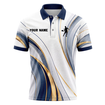 Custom Gradient Pickleball Polo Shirt