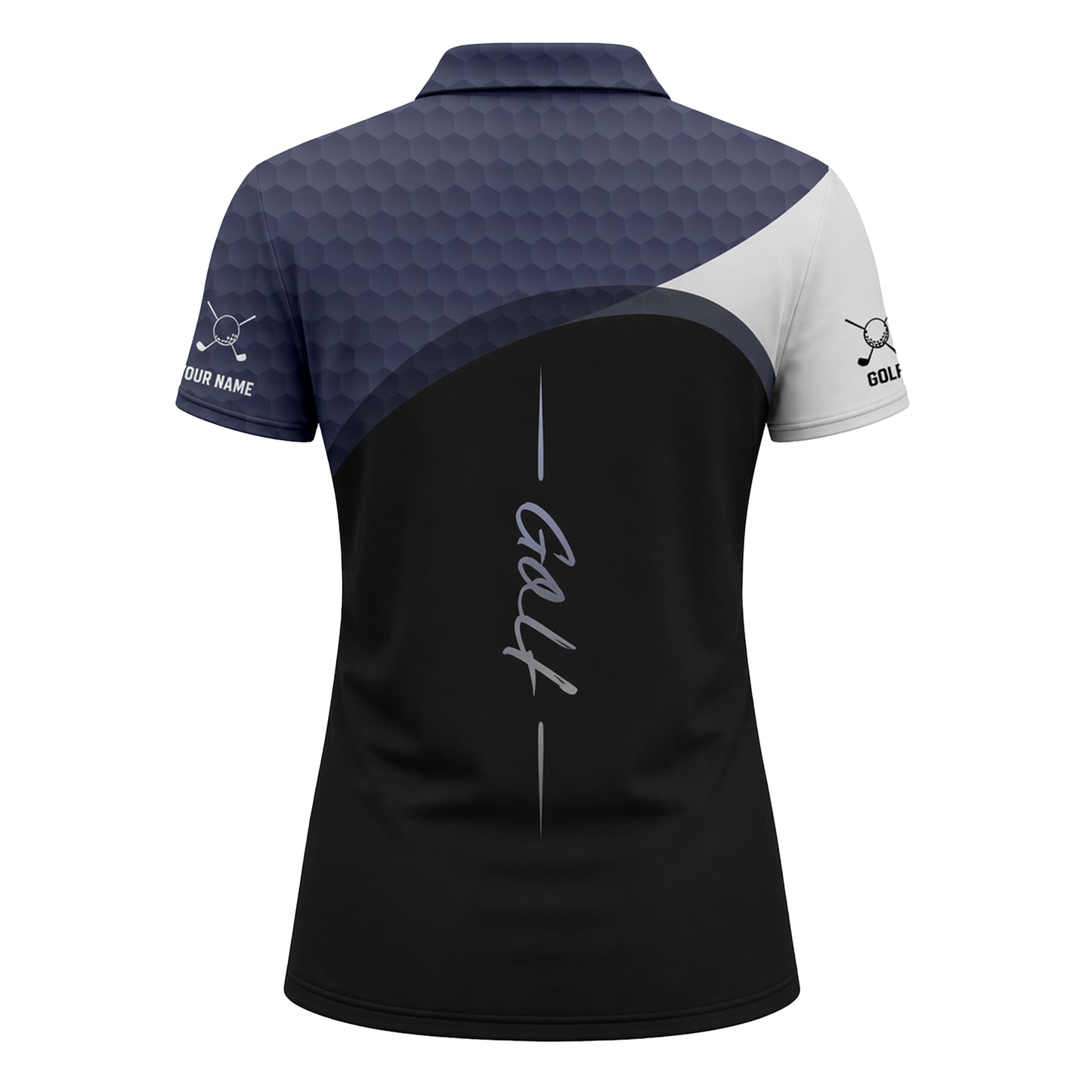 Custom Golfer Caricature Polo Shirt
