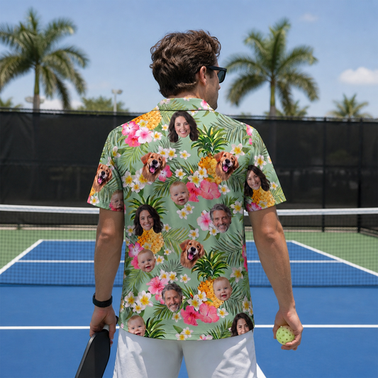 Custom Face Polo Funny Shirt