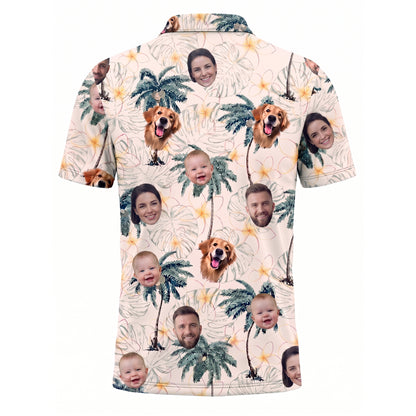 Custom Face Pickleball Polo Pickleball Shirt